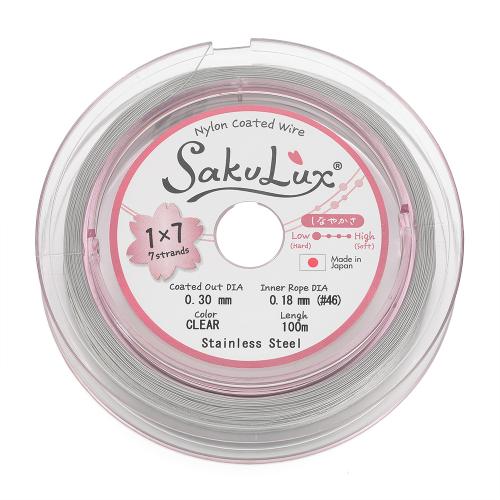 Tiger hale ledning, 304 rustfrit stål, forgyldt, du kan DIY, flere farver til valg, 100m/Spool, Solgt af Spool