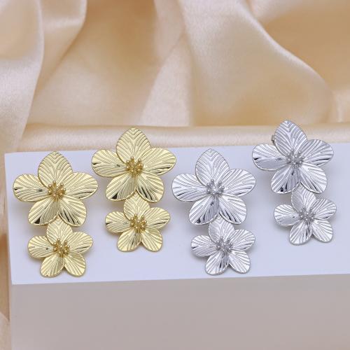 Brass Drop Earring plated & for woman Sold By Pair