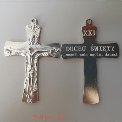 Zinc Alloy Cross Pendants plated DIY Sold By PC