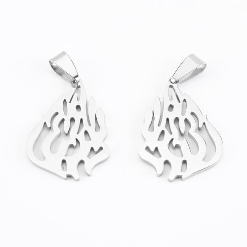 Rostfritt stål Animal Hängen, 304 rostfritt stål, DIY, ursprungliga färgen, 43x21x1mm, Säljs av PC