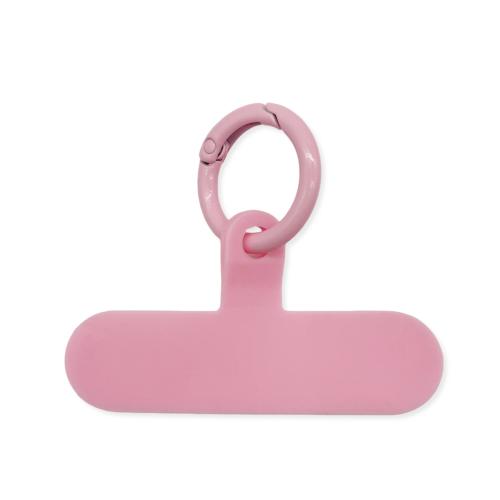 Silicone Cellphone Lanyard Holder with Zinc Alloy DIY Sold By PC