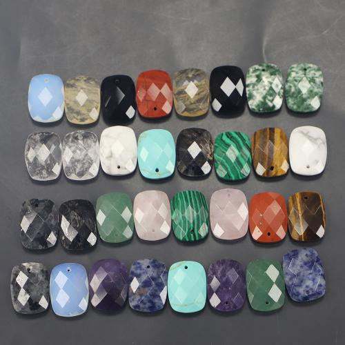 Gemstone Pendants Jewelry Rectangle polished DIY & faceted Sold By PC