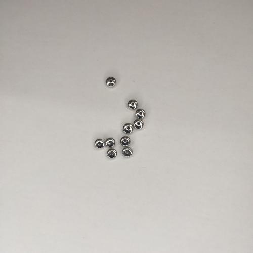 Copper Coated Plastic Beads plated DIY Sold By Bag