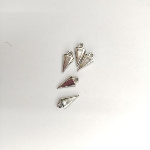 Copper Coated Plastic Pendant Geometrical Pattern platinum color plated DIY Sold By Bag