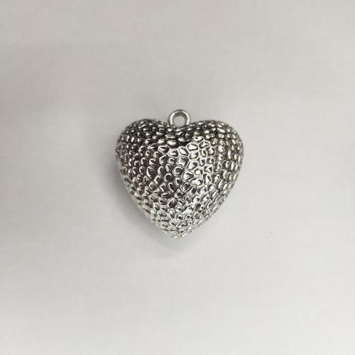 Kobber Coated Plastic vedhæng, Heart, forgyldt, du kan DIY, flere farver til valg, 41.32x41.66x21.86mm, 1000pc'er/Bag, Solgt af Bag