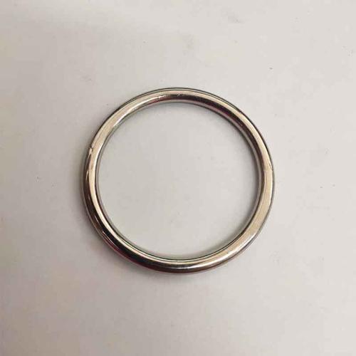 Copper Coated Plastic Linking Ring platinum color plated DIY 48.74mm Sold By Bag