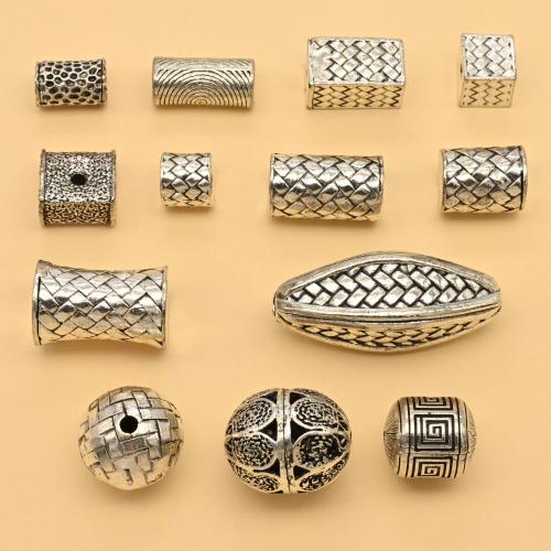 Zinc Alloy Spacer Beads antique silver color plated DIY Sold By PC