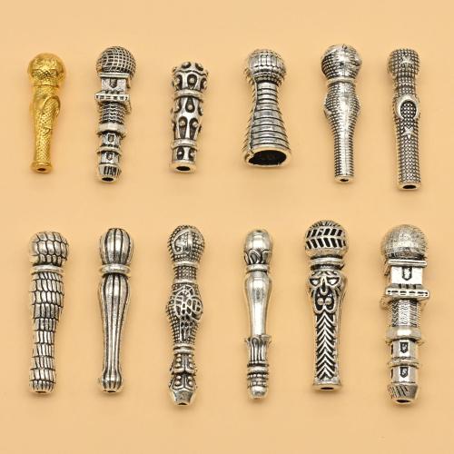 Zinc Alloy Tube Beads plated DIY Sold By PC