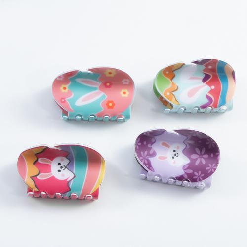 PVC Plastic Hair Claw Clip fashion jewelry & for woman 80mm Sold By PC