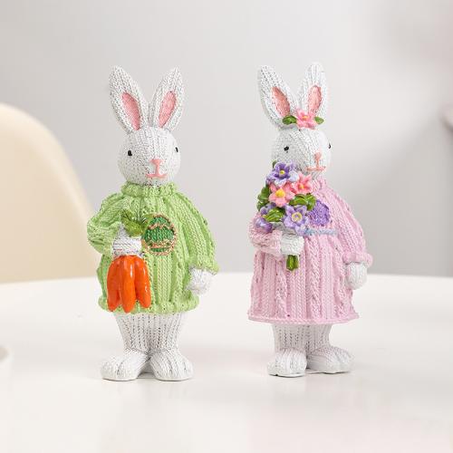 Resin Decoration Rabbit cute Sold By PC