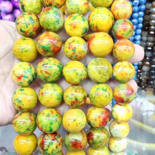 Natural Lace Agate Beads Round polished DIY 20mm Approx Sold By Strand