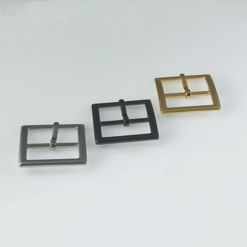 Zinc Alloy Bag pin spænde, Geometrisk mønster, forgyldt, du kan DIY, flere farver til valg, 45.50x42mm, Solgt af PC