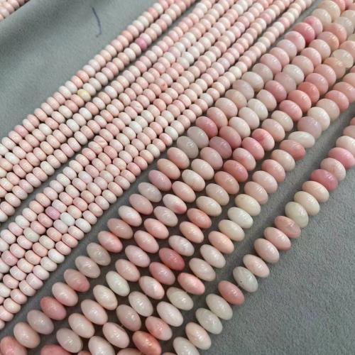 Naturfarvet Shell Perler, Abacus, du kan DIY & forskellig størrelse for valg, Solgt af Strand