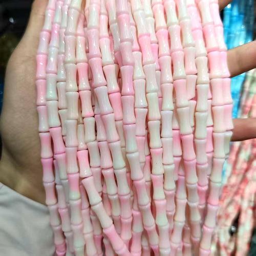 Fashion Glass Beads Bamboo DIY Sold By Strand