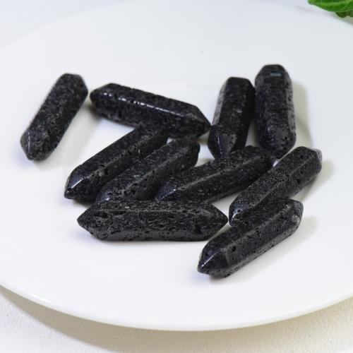 Natural Lava Beads Geometrical Pattern DIY Sold By PC