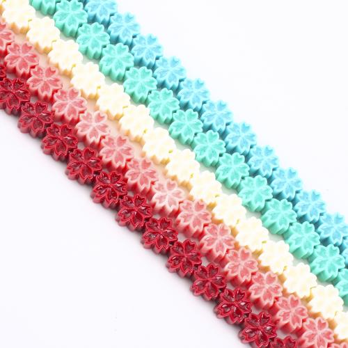 Resin Jewelry Beads Flower DIY Length Approx 38.5 cm Sold By PC