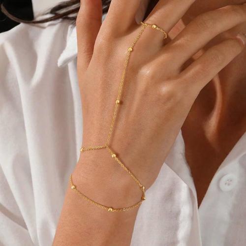 Zinc Alloy Armbånd Ring, med Messing, forgyldt, mode smykker & for kvinde, flere farver til valg, Solgt af PC