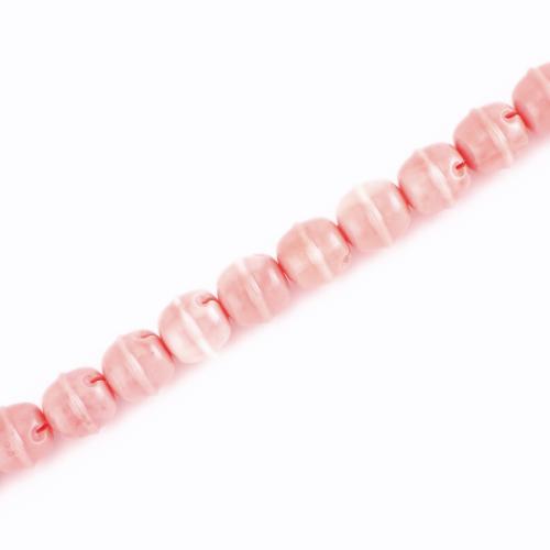 Harpiks smykker Perler, Resin, Bell, du kan DIY, lyserød, 10x10x10mm, Solgt Per Ca. 38.5 cm Strand