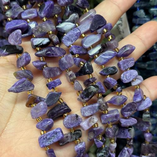 Natural Charoite Beads irregular DIY Sold Per Approx 38 cm Strand