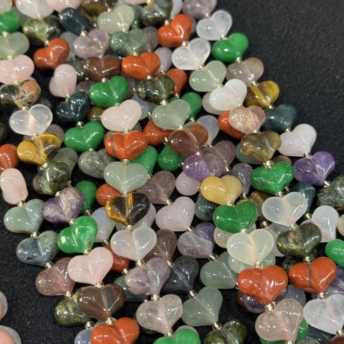 Gemstone Jewelry Beads Heart DIY Approx Sold By Strand