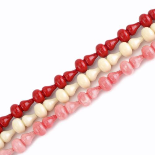 Resin Jewelry Beads Calabash DIY & smooth Sold Per Approx 39.5 cm Strand