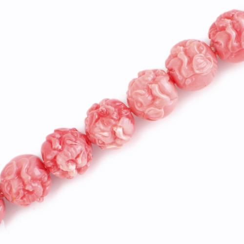 Resin Jewelry Beads Ganesha DIY pink Sold Per Approx 38 cm Strand