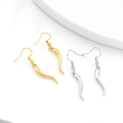Stainless Steel Drop Earring plated for woman Sold By Pair