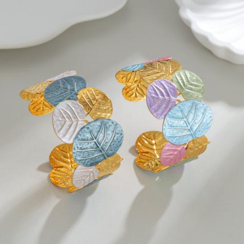 Emalia Stal nierdzewna Ring Finger, Platerowane w kolorze złota, regulowany & dla kobiety, dostępnych więcej kolorów, 34mm, sprzedane przez PC