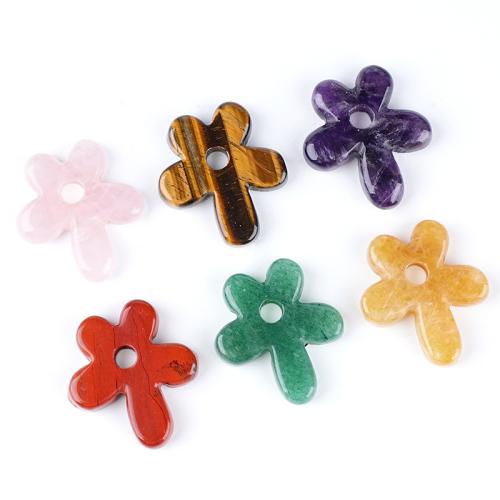 Gemstone Pendants Jewelry petals DIY Sold By PC