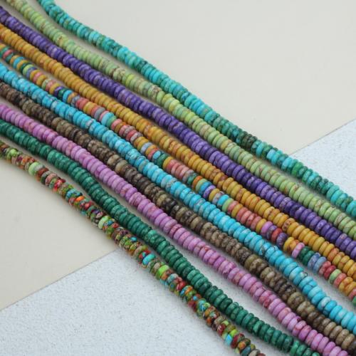 Impression Jasper Beads Rondelle DIY Approx Sold Per Approx 38 cm Strand