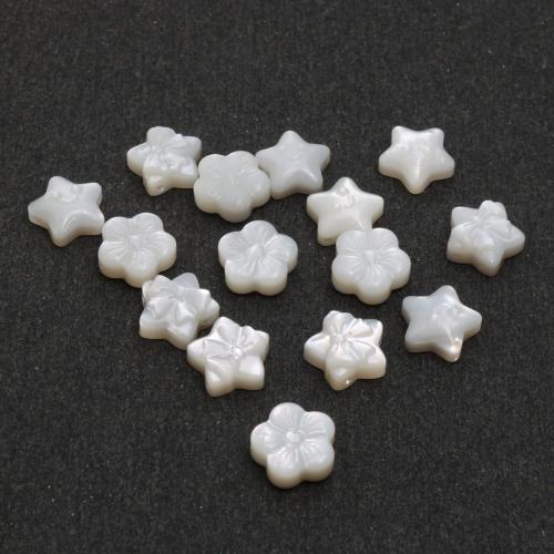 Grânulos de casca de lábio branco, White Lip Shell, DIY & Vario tipos a sua escolha, 10x10mm, vendido por PC