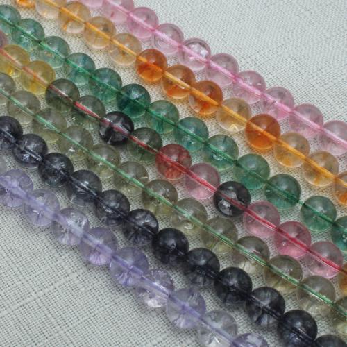 Runde Crystal Beads, Krystal, poleret, du kan DIY & knitren, flere farver til valg, 12mm, Ca. 34pc'er/Strand, Solgt af Strand