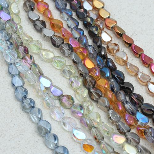 Crystal Beads irregular plated DIY & faceted Approx Sold By Strand