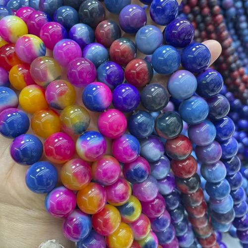 Agate Beads Round DIY Sold By Strand