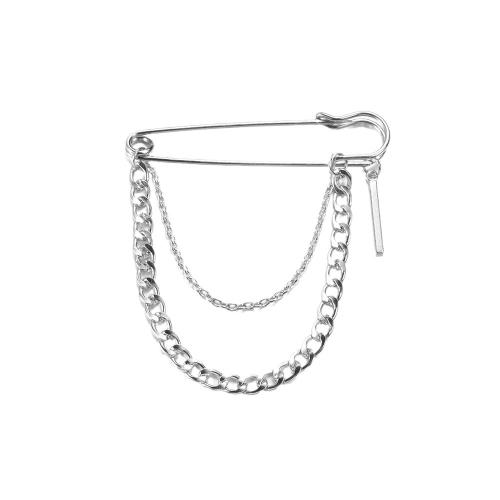 304 Stainless Steel Brooch fashion jewelry & Unisex original color Sold By PC