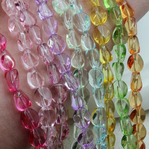 Krystalperler, Krystal, Uregelmæssig, du kan DIY & facetteret, flere farver til valg, 7x7mm, Ca. 90pc'er/Strand, Solgt af Strand