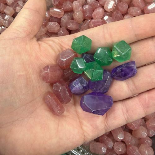 Natural Quartz Jewelry Beads Geometrical Pattern DIY & faceted 8mm Sold By PC