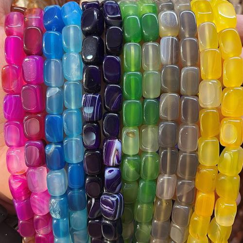 Lace Agate Beads Rectangle DIY Approx Sold By Strand