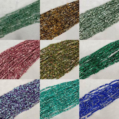 Jalokivi Helmi, tee-se-itse & eri materiaaleja valinta & double-reikäinen, 2x5mm, N. 145PC/Strand, Myymät Strand