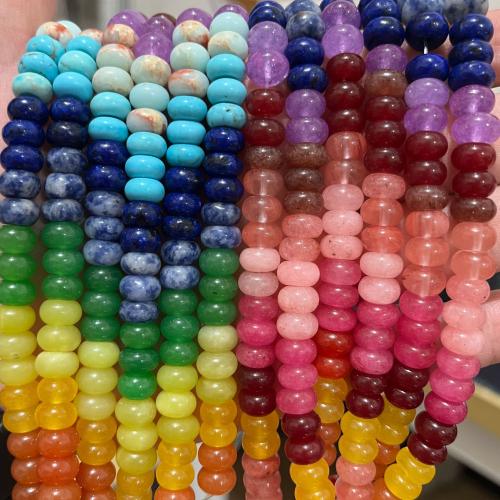 Natural Stone Beads Abacus DIY Approx Sold By Bag