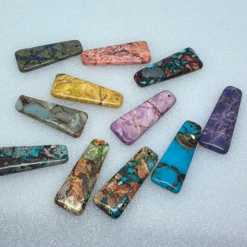 Natural Imperial Jasper Pendants Impression Jasper Trapezium DIY Sold By PC