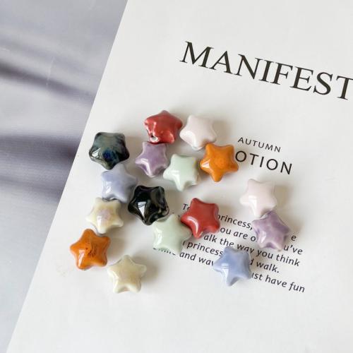 Porcelain Jewelry Beads Star DIY Approx 2.5mm Sold By PC