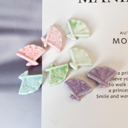 Porcelain Jewelry Beads Fan DIY Approx 2.5mm Sold By PC