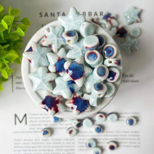 Porcelæn smykker perler, du kan DIY & forskellige stilarter for valg, Solgt af PC