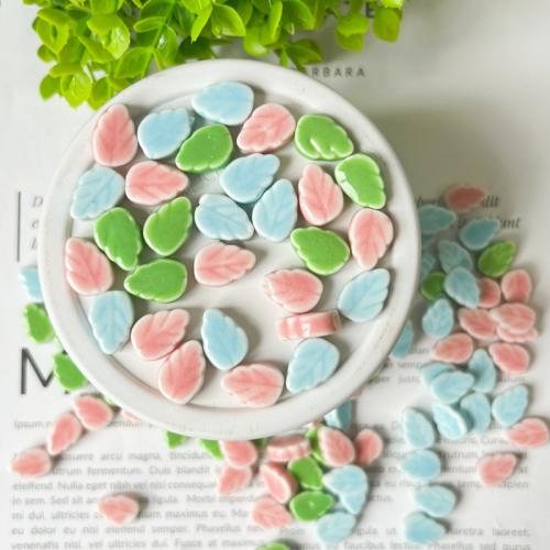 Porcelain Jewelry Beads Leaf DIY Approx 2.5mm Sold By PC