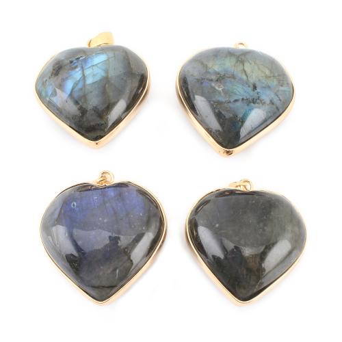 Biżuteria wisiorki kamienie, Kamień szlachetny, ze Mosiądz, Serce, DIY & różne style do wyboru, sprzedane przez PC