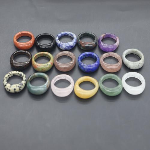 Brangakmenis Finger žiedas, poliruotas, įvairios medžiagos pasirinkimas & unisex, 28x24x9mm, Dydis:8, Pardavė PC