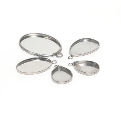 Pendente dell'acciaio inossidabile Ambito, 304 acciaio inox, DIY & stili diversi per la scelta, colore originale, Venduto da PC