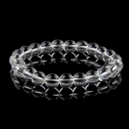 Syntetyczny kamień szlachetny Bransoletka, Koło, biżuteria moda & do wyboru różne materiały & dla obu płci, dostępnych więcej kolorów, 6mm, sprzedawane na około 7.5 cal Strand