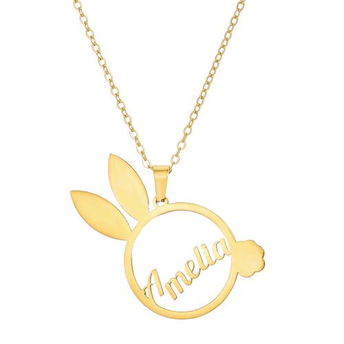 Aço inoxidável 304 colar, with 5cm extender chain, banhado, para mulher & vazio, Mais cores pare escolha, comprimento Aprox 46 cm, vendido por PC